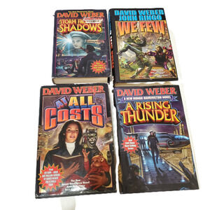 David Weber Classic 4 Book Science Fiction Bundle Novel Vintage Set
